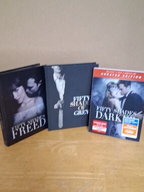 Fifty Shades Book Bluray Set - Black and Gray